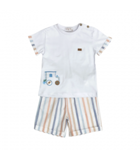 completo corto bambino 12/36 mesi