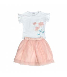 completo corto bambina 3/7 anni