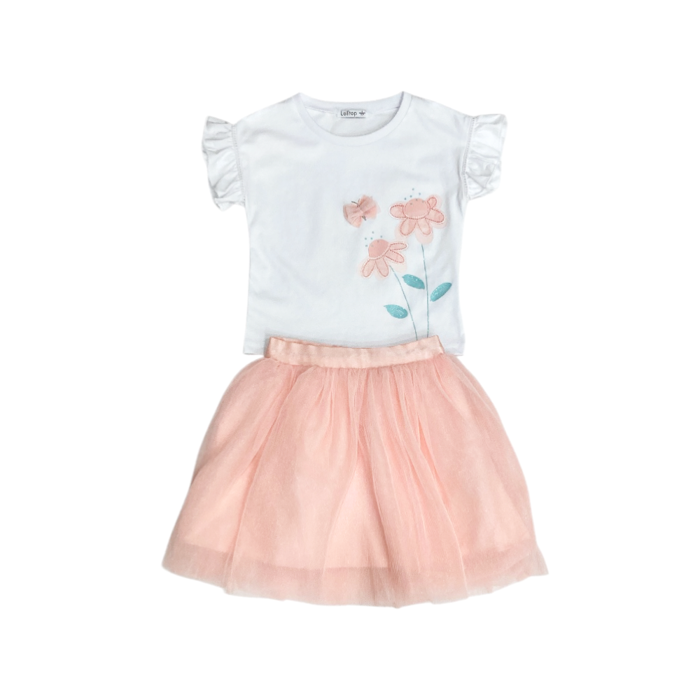 completo corto bambina 3/7 anni