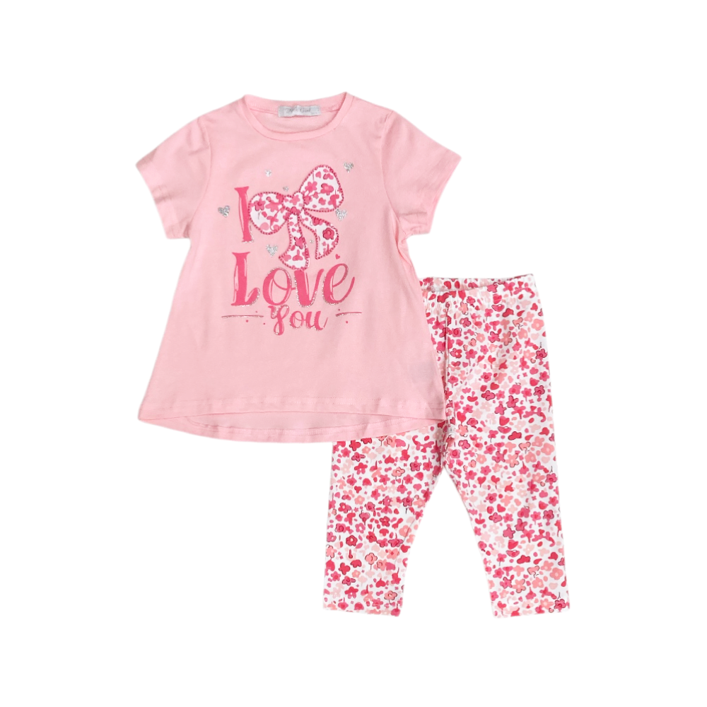 completo corto bambina 3/8 anni