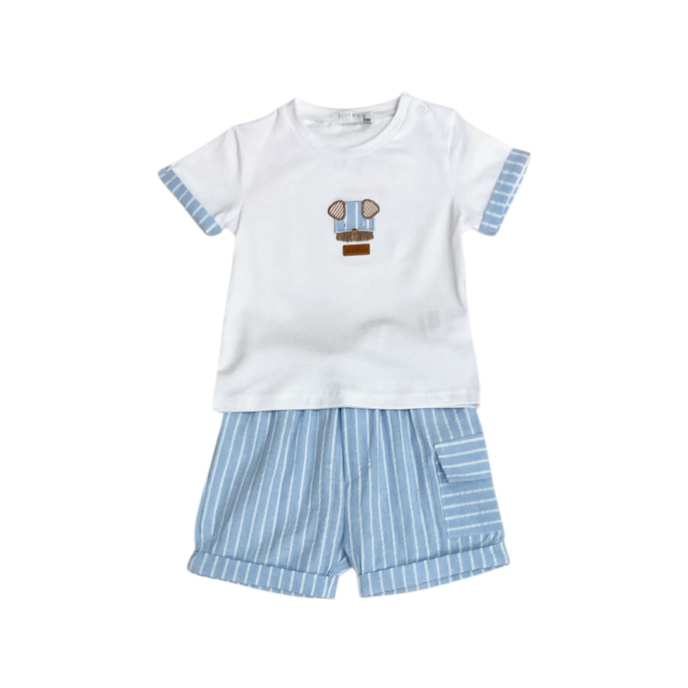 completo corto bambino 3/18 mesi