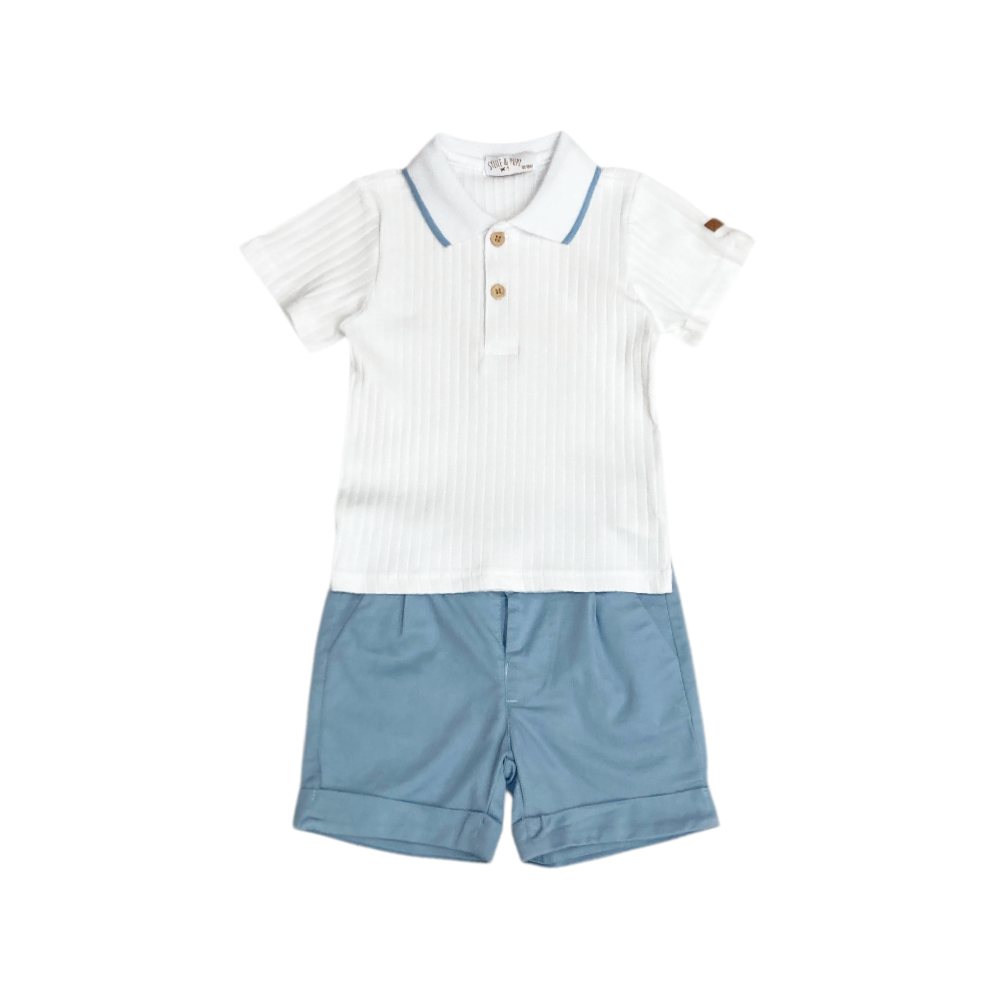 completo corto bambino 12/36 mesi