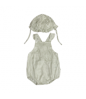 salopette neonata jersey 1/9 mesi