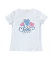t-shirt bambina jersey 3/8 anni
