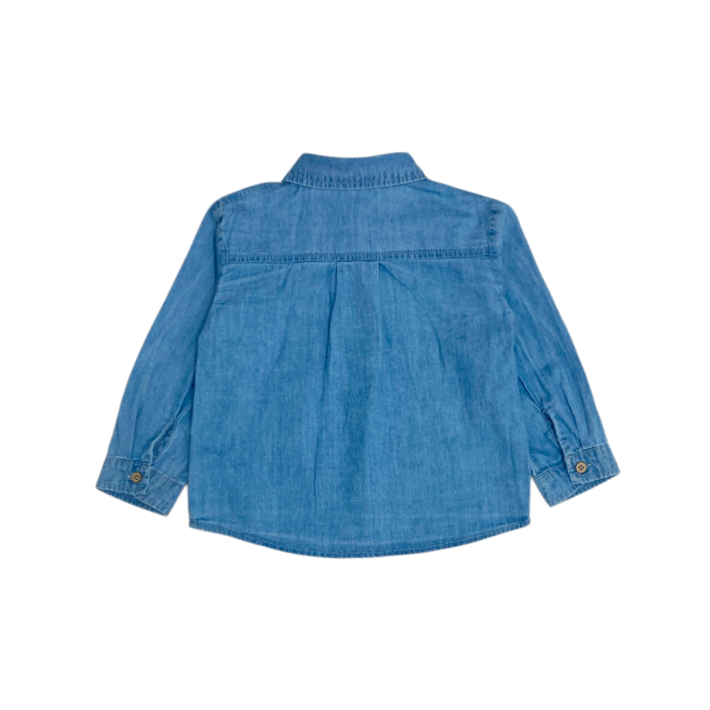 camicia bambino chambray 12/36 mesi