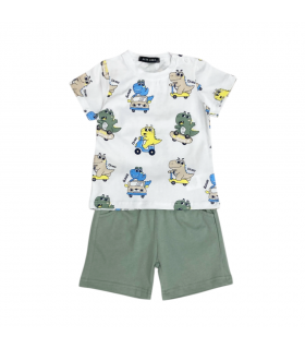 completo corto bambino 12/36 mesi