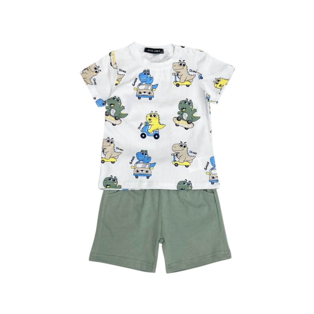 completo corto bambino 12/36 mesi