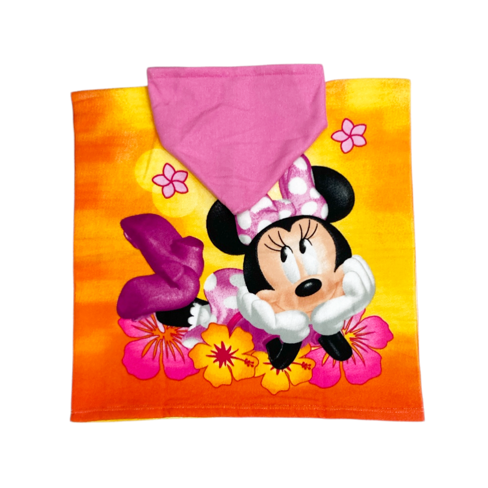 poncho bambina minnie micro spugna