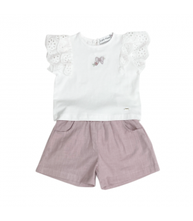 completo corto bambina 1/5 anni