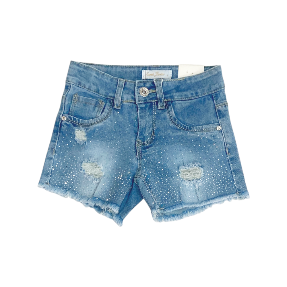 short jeans bambina 5 tasche 4/14 anni
