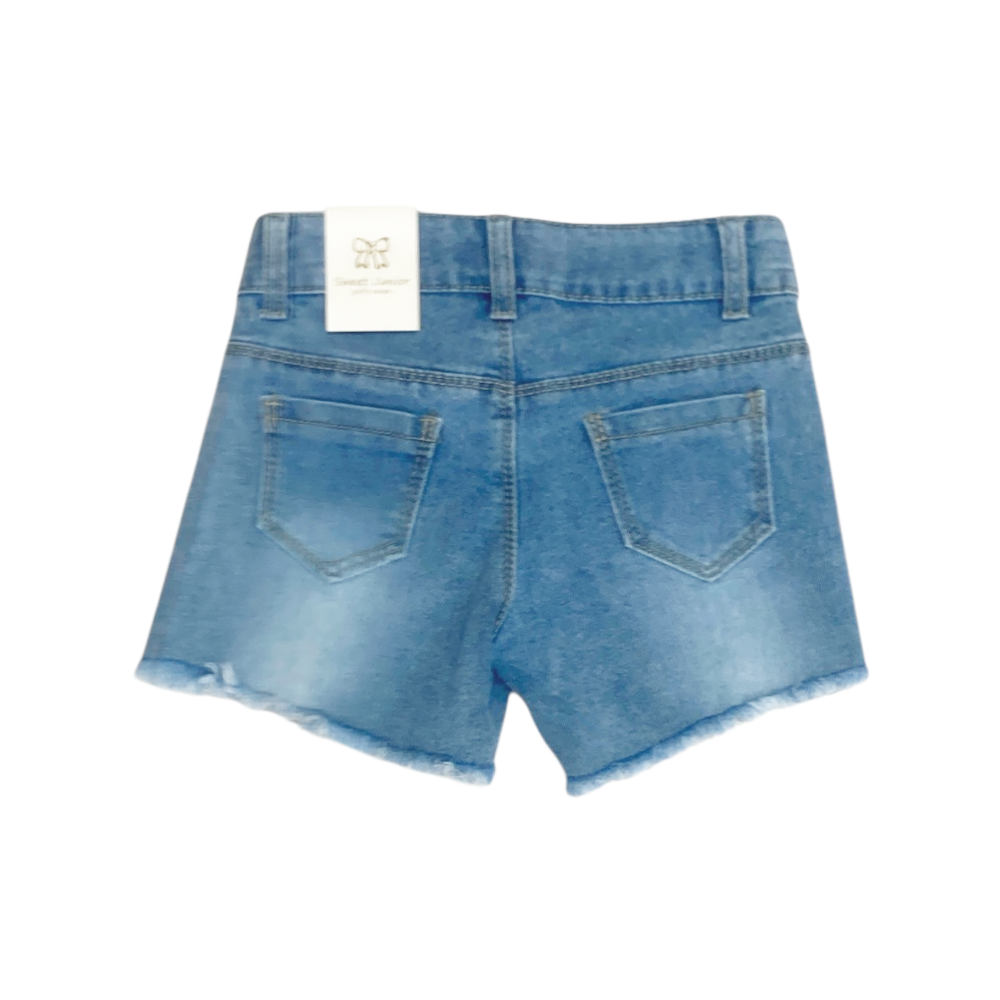 short jeans bambina 5 tasche 4/14 anni