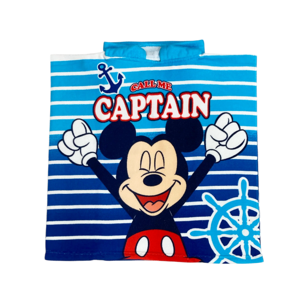 poncho bambino mickey spugna