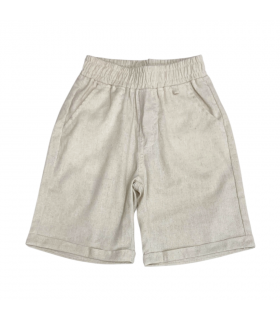 bermuda bambino misto lino 4/14 anni