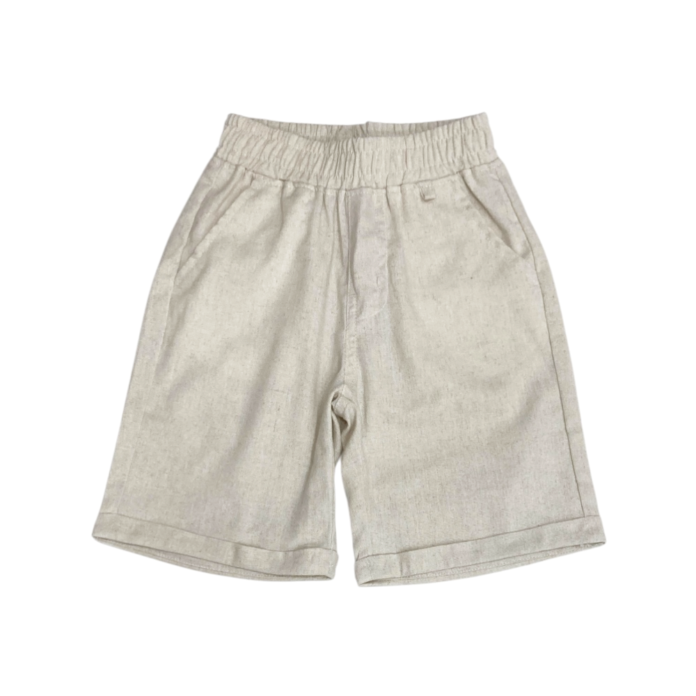 bermuda bambino misto lino 4/14 anni