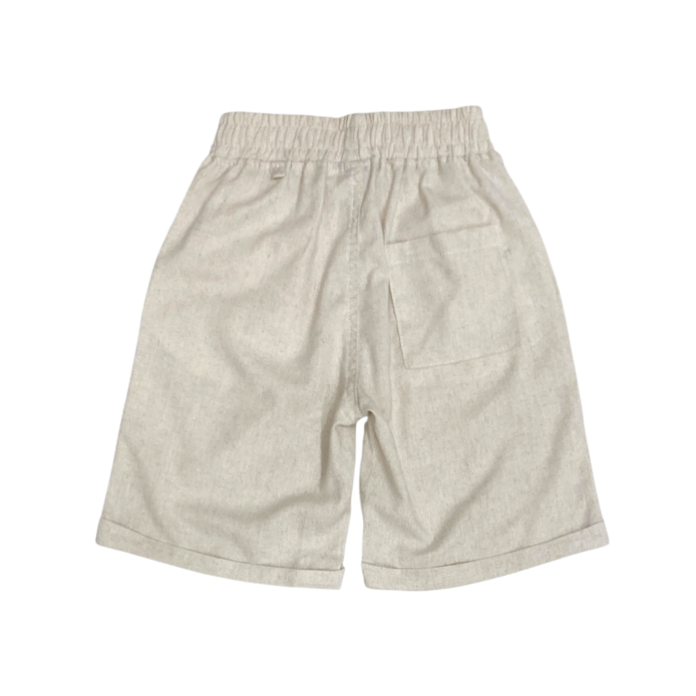 bermuda bambino misto lino 4/14 anni