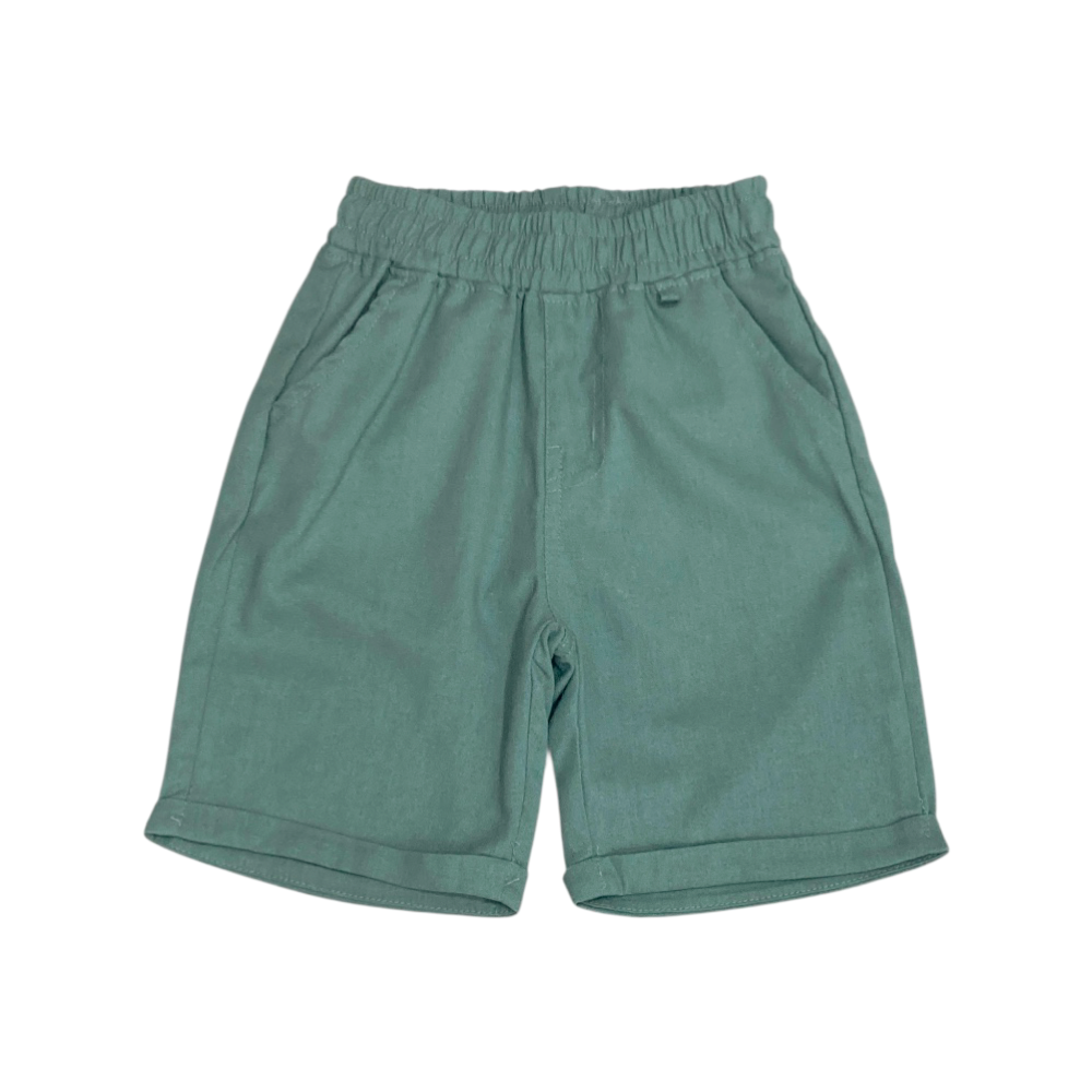 bermuda bambino misto lino 4/14 anni