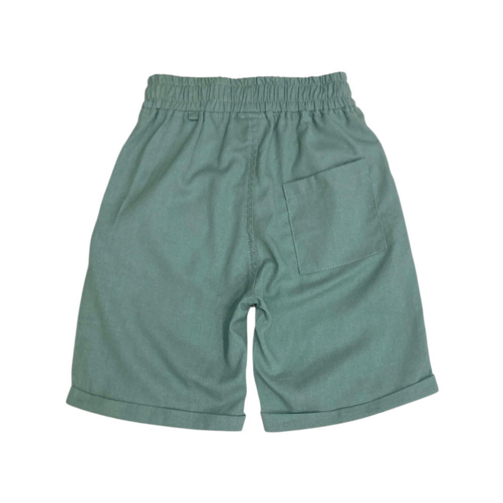 bermuda bambino misto lino 4/14 anni