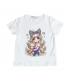 t-shirt bambina jersey 3/4-7/8 anni