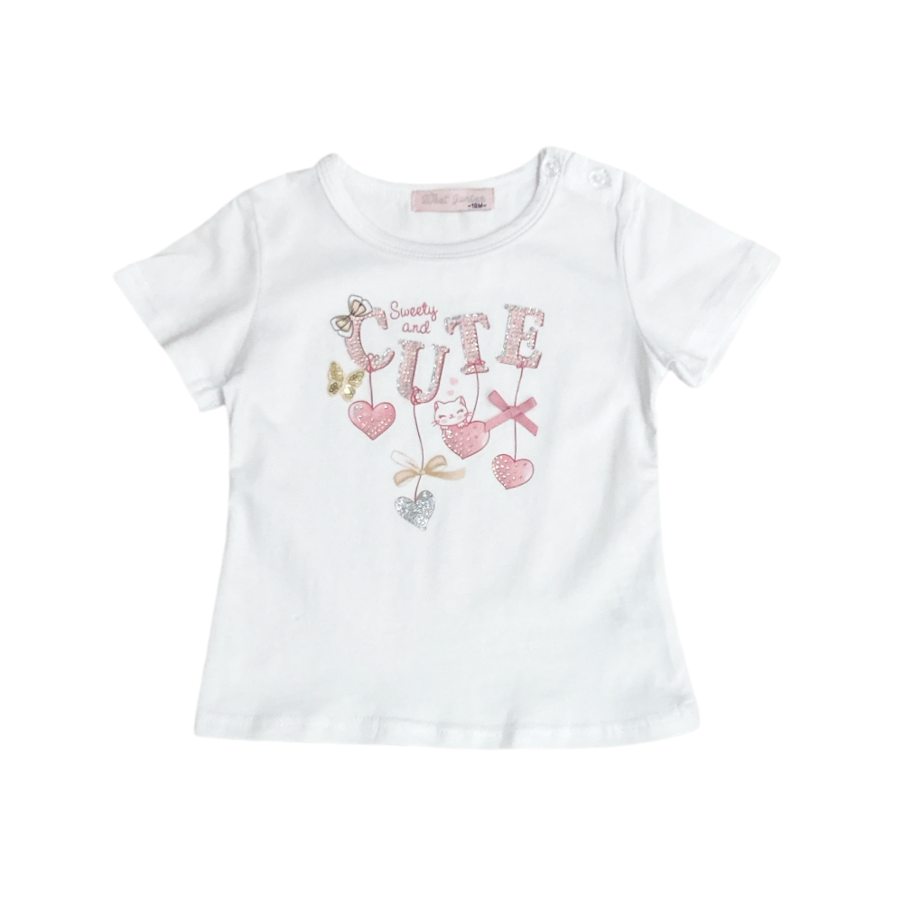 t-shirt bambina jersey 12/36 mesi
