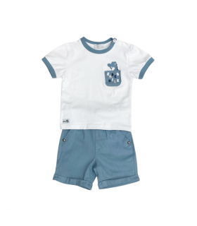 completo corto bambino 3/24 mesi