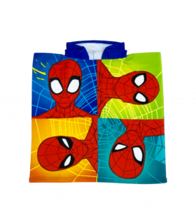 poncho bambino spugna spider-man