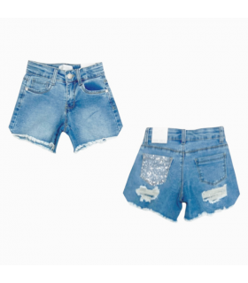 short jeans bambina 4/14 anni