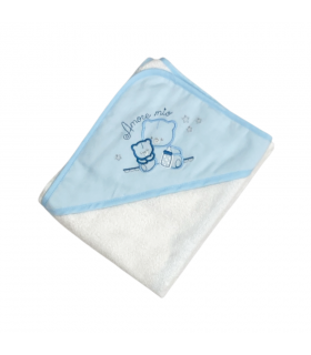 accappatoio neonato in spugna