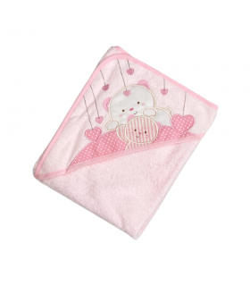 accappatoio neonata spugna