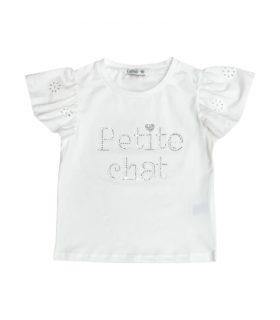 t-shirt bambina jersey 3/4-11/12 anni