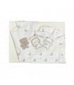 set lenzuoni carrozzina cotone