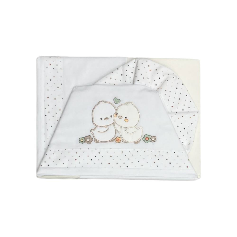 set lenzuolini lettino cotone