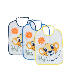 set 3 pezzi bavagli asilo simba