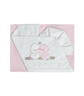 set lenzuolini carrozzina cotone