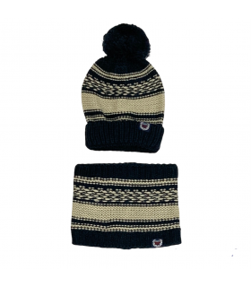 GMV set 2 pezzi cappello + scaldacollo 4/12 anni