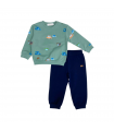 tuta bambino felpa leggera 3/18 mesi