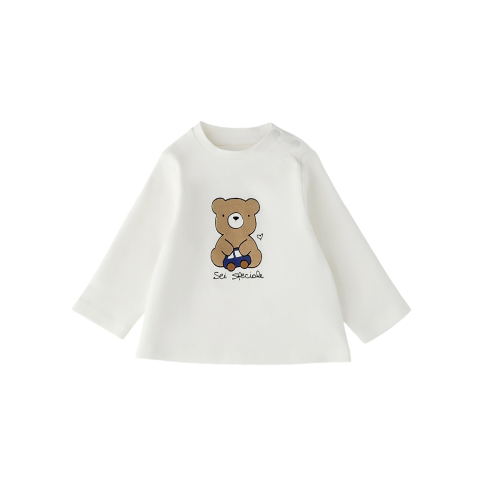 t-shirt bambino caldo cotone 3/24 mesi