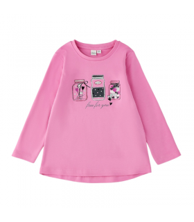 t-shirt bambina caldo cotone 3/9 anni