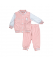 tuta bambina felpa leggera 12/36 mesi