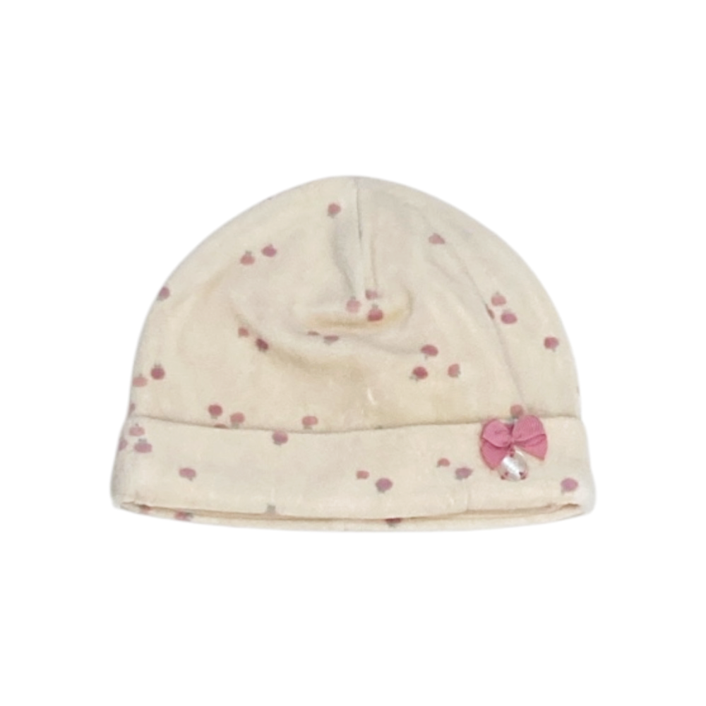 cappellino neonata ciniglia