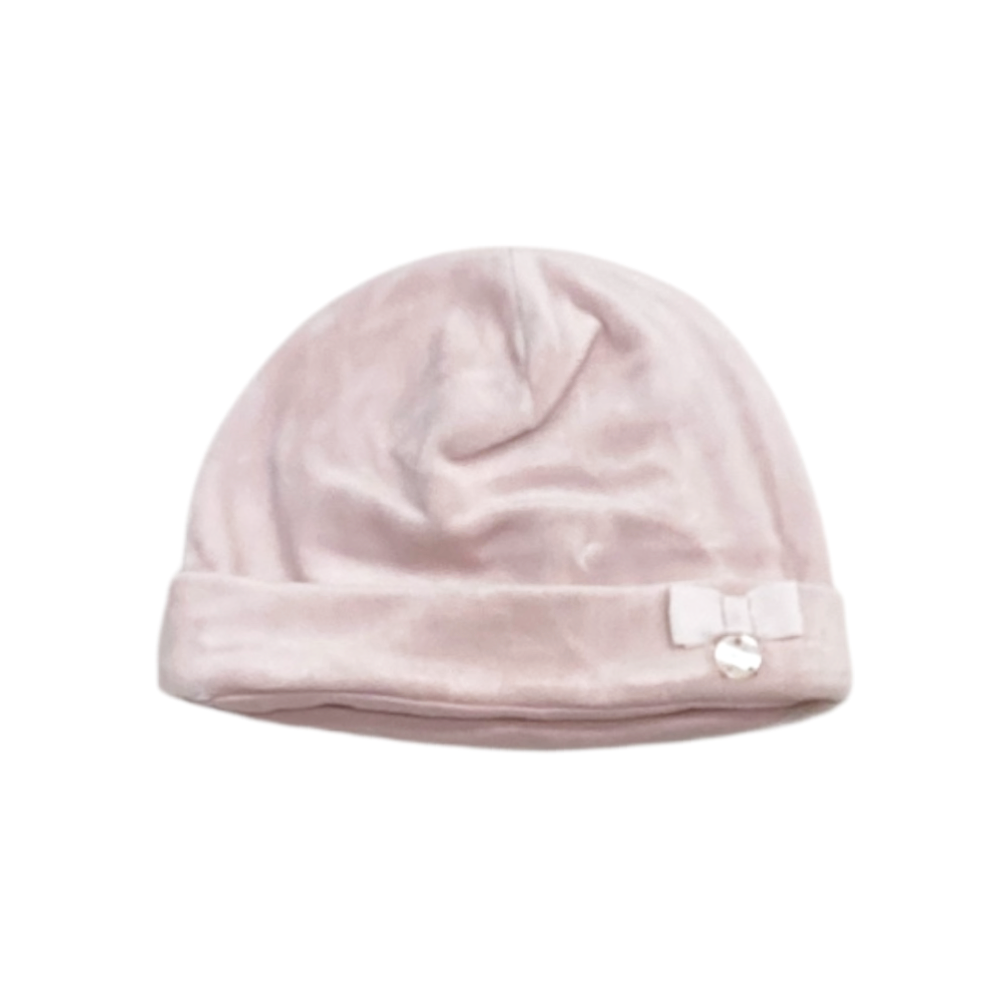 cappellino neonata ciniglia