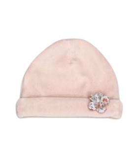 cappellino neonata ciniglia