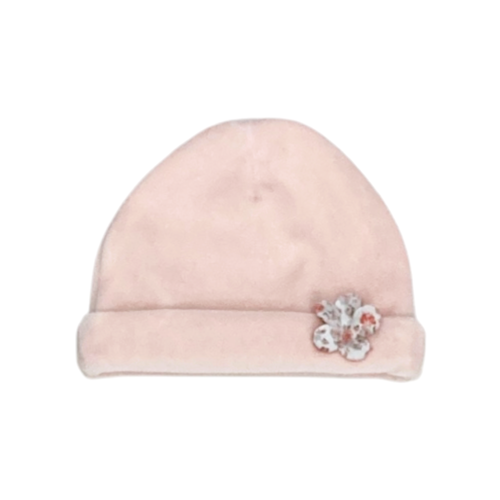 cappellino neonata ciniglia