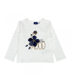 t-shirt bambina caldo cotone 2/8 anni