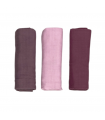 set 3 pezzi mussole cotone