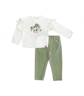 completo bambina caldo cotone 6/24 mesi