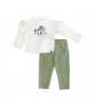 completo bambina caldo cotone 6/24 mesi