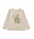 t-shirt bambina caldo cotone 3/8 anni