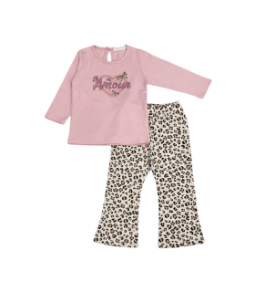 completo bambina caldo cotone 12/36 mesi