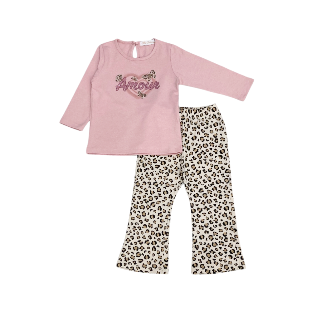 completo bambina caldo cotone 12/36 mesi
