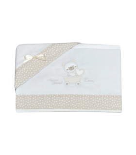 set lenzuolini carrozzina cotone